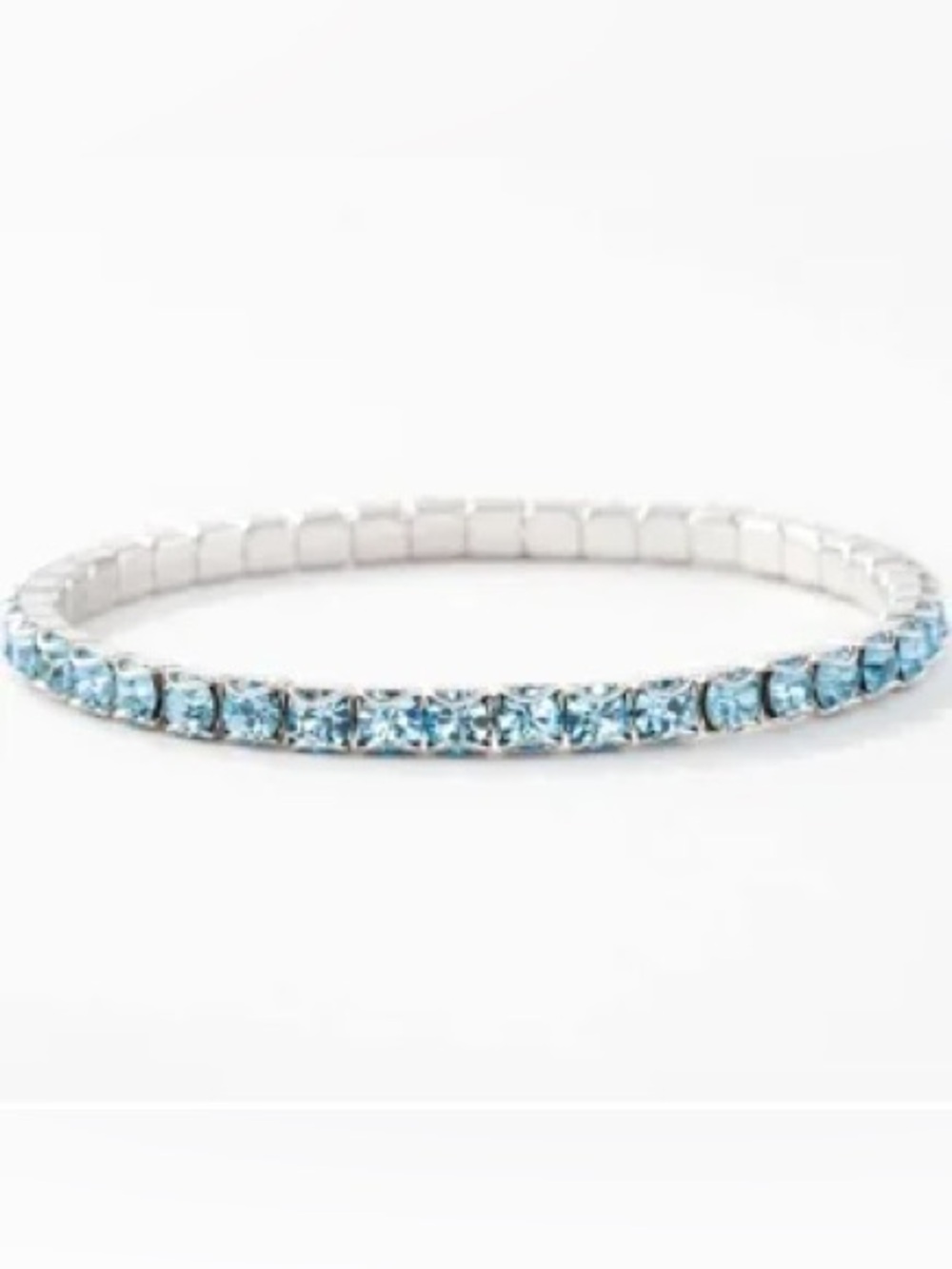Touchstone Crystal March Birthstone Aquamarine Bracelet NEW